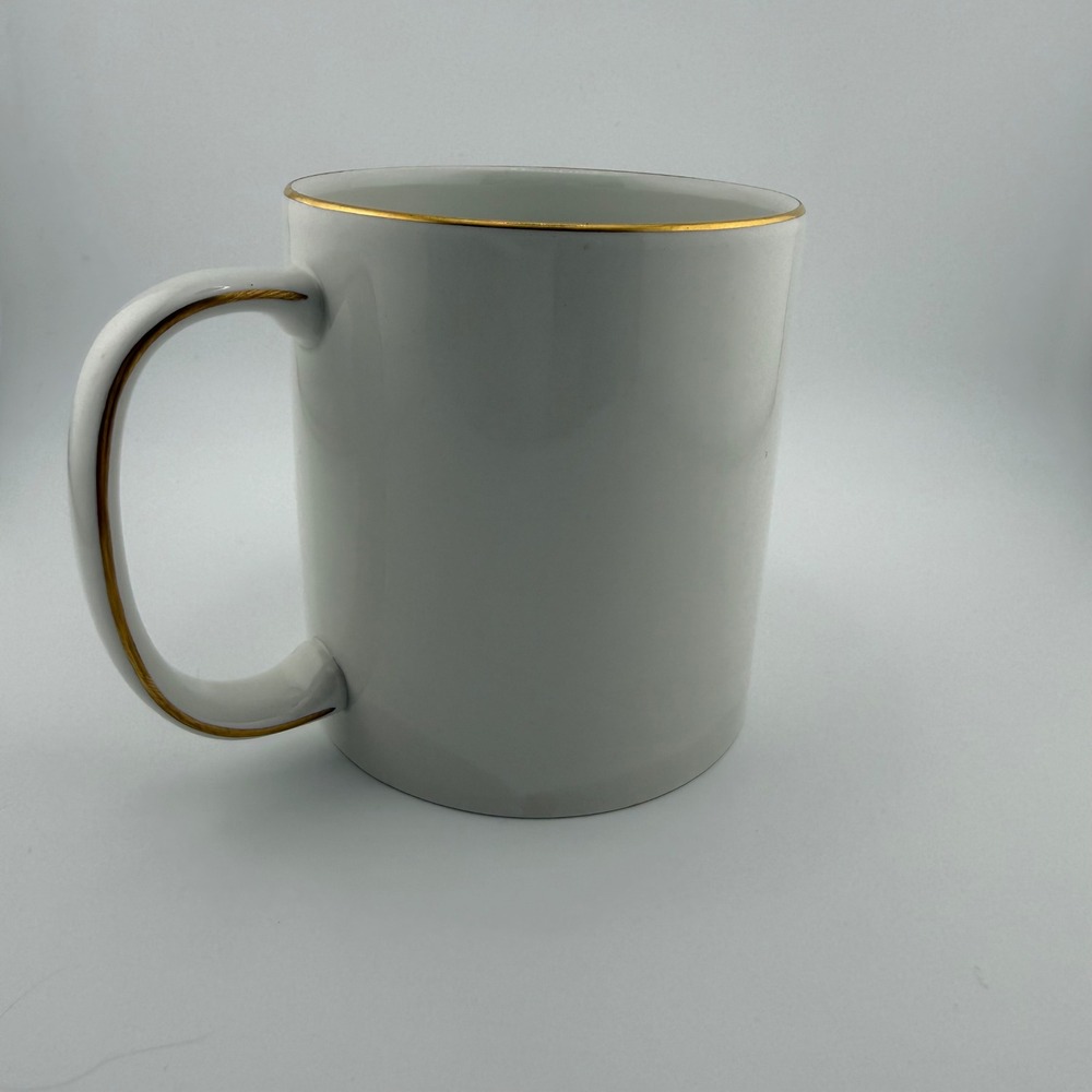 Vintage 1992 Ralph Lauren Polo Bear Wedgwood Mug Gold Trim Made in England Rare - Picture 5 of 13